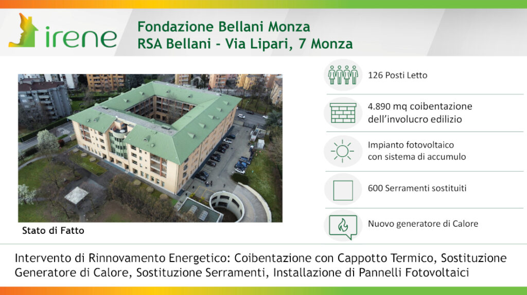 Riqualificazione Energetica della Fondazione Bellani - RSA